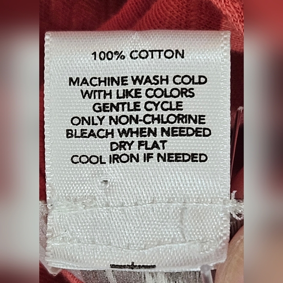 LOFT Ann‎ Taylor Coral Crochet Lace Detail Short Flutter Sleeves Top Size S - Picture 6 of 6